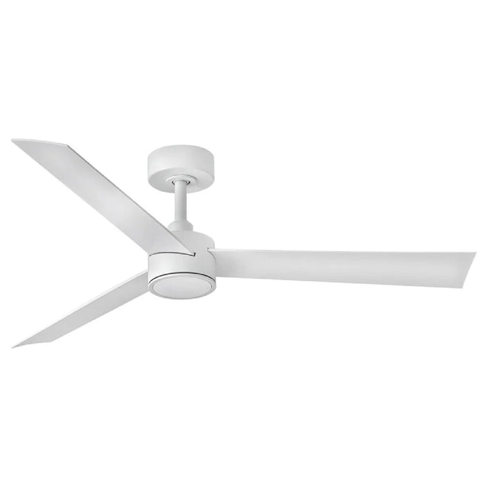 Hinkley 907452 Speck 52" Indoor/Outdoor Smart Ceiling Fan with LED Light Kit - Matte White