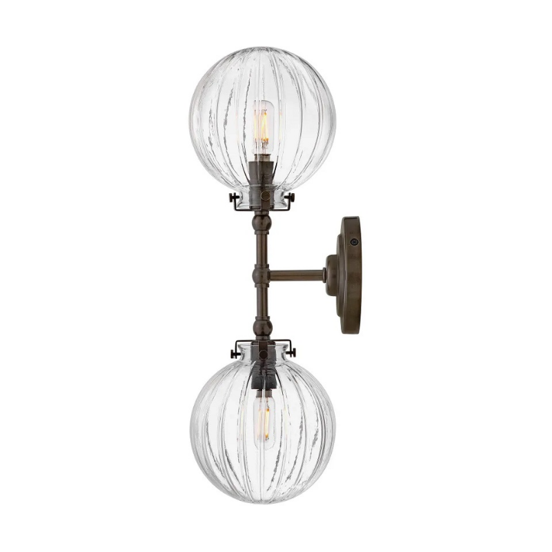 Hinkley 57412 Helene 2-lt 20" Tall LED Wall Sconce - Heritage Bronze