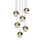 Sonneman 2915 Grapes 6-lt 12" LED Round Multipoint Pendant - Large