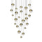 Sonneman 2918 Grapes 24-lt 27" LED Round Assorted Pendant