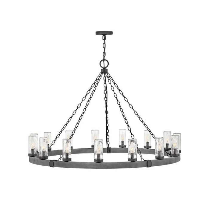 Hinkley 29209 Sawyer 15-lt 46" LED Outdoor Chandelier