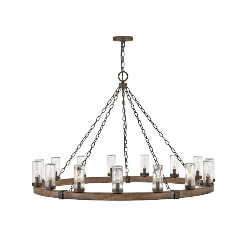 Hinkley 29209 Sawyer 15-lt 46" LED Outdoor Chandelier