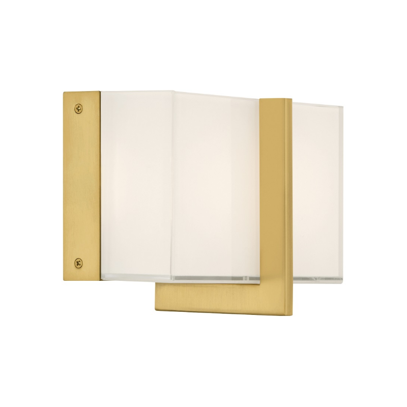 Minka Lavery 2921 High Rise 1-lt 9" LED Bath Bar - Legacy Brass