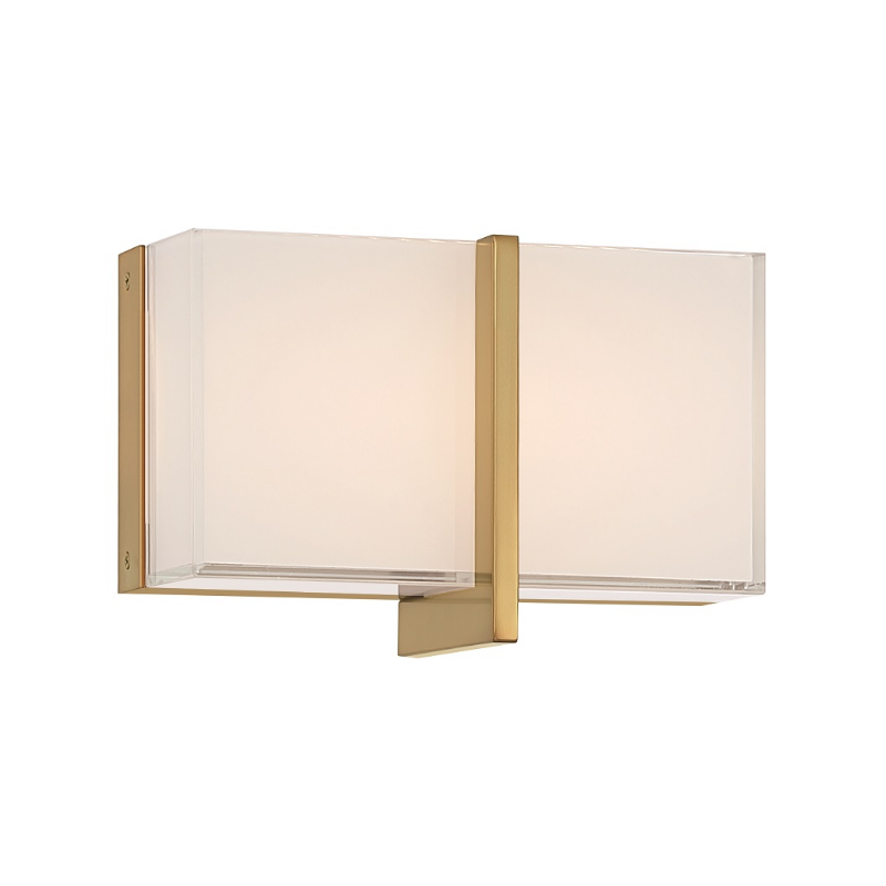 Minka Lavery 2921 High Rise 1-lt 9" LED Bath Bar - Brushed Gold