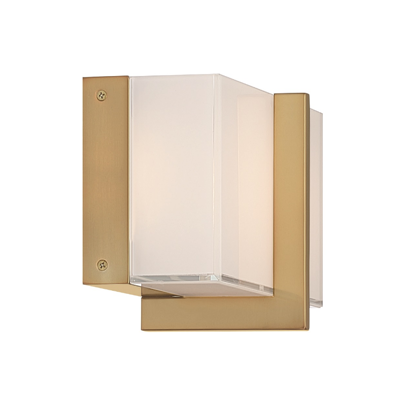 Minka Lavery 2921 High Rise 1-lt 9" LED Bath Bar - Brushed Gold