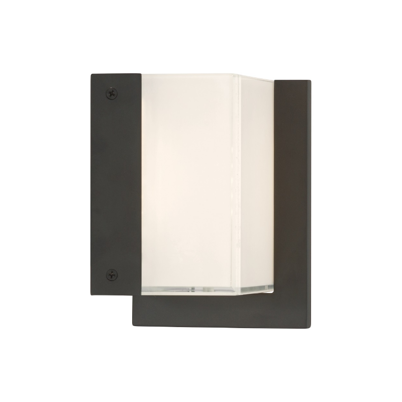 Minka Lavery 2921 High Rise 1-lt 9" LED Bath Bar - Dark Matte Black