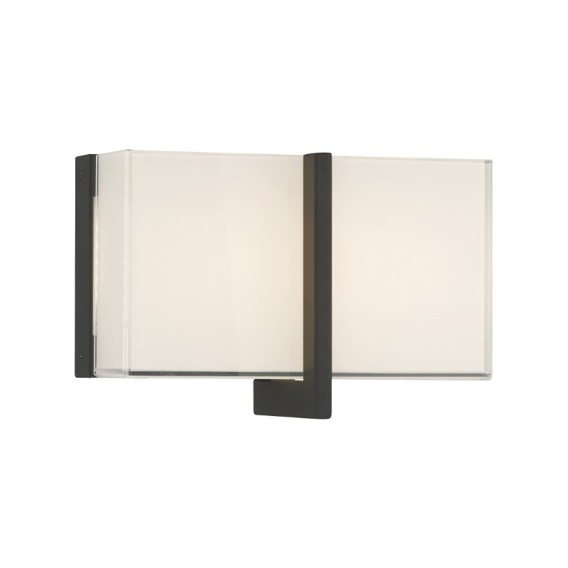 Minka Lavery 2921 High Rise 1-lt 9" LED Bath Bar - Dark Matte Black