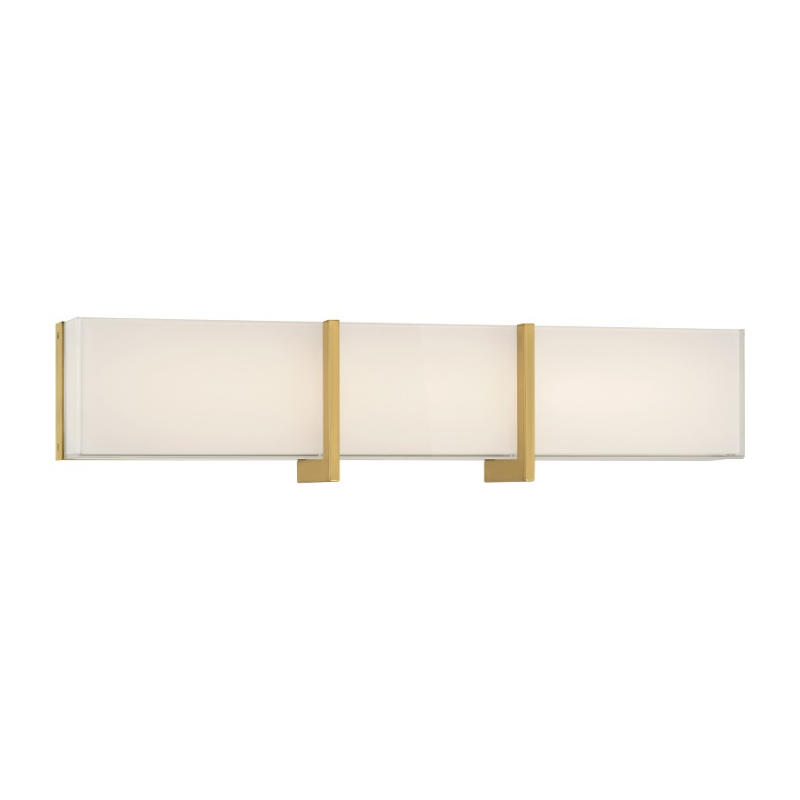 Minka Lavery 2922 High Rise 1-lt 24" LED Bath Bar - Legacy Brass