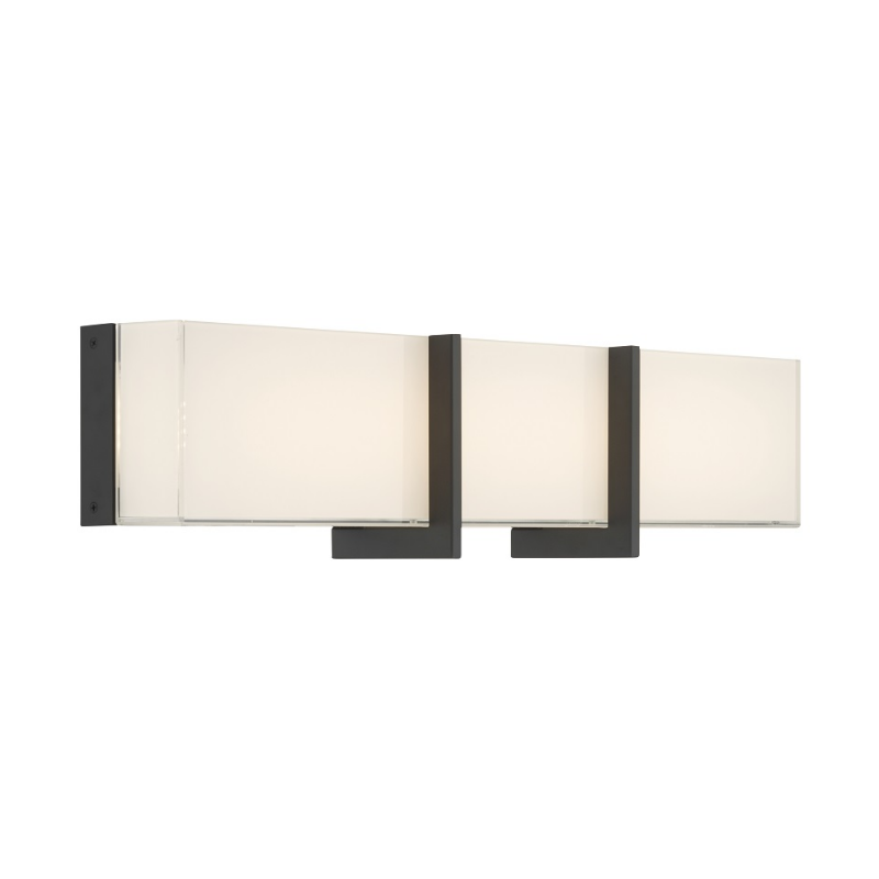 Minka Lavery 2922 High Rise 1-lt 24" LED Bath Bar - Dark Matte Black