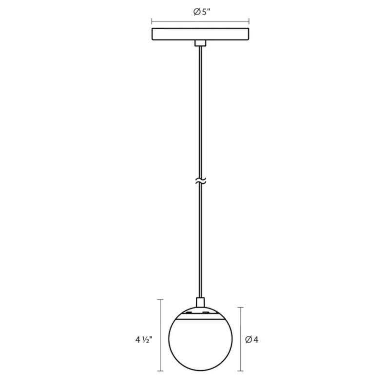 Sonneman 2961 Champagne Bubbles 1-lt 4" LED Pendant