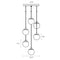 Sonneman 2963 Champagne Bubbles 6-lt 12" Round LED Chandelier