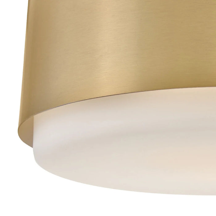 Hinkley 30072 Cedric 2-lt 13" LED Semi-Flush Mount - Lacquered Brass