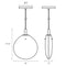 Sonneman 2990 Cantina 1-lt 9" LED Small Pendant