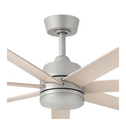 Hinkley 910656 Current 56" Smart Ceiling Fan with LED Light Kit - Brushed Nickel