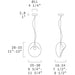 Leucos Lightbody S 1-lt 12" Pendant