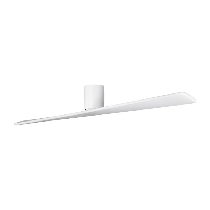 Visual Comfort 2PLSMH72 Plank Smart 62" Indoor/Outdoor Hugger Ceiling Fan - Matte White