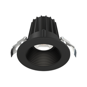 Lotus JXL-COB02-R09W 2" 9W LED Round Economy Recessed Downlight, 5CCT Selectable - Baffle Black/Black