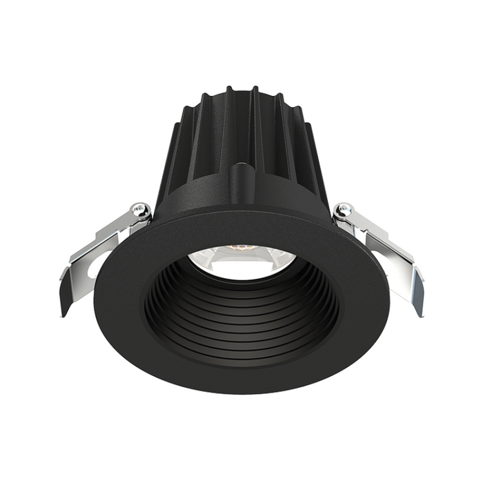 Lotus JXL-COB02-R09W 2" 9W LED Round Economy Recessed Downlight, 5CCT Selectable - Baffle Black/Black