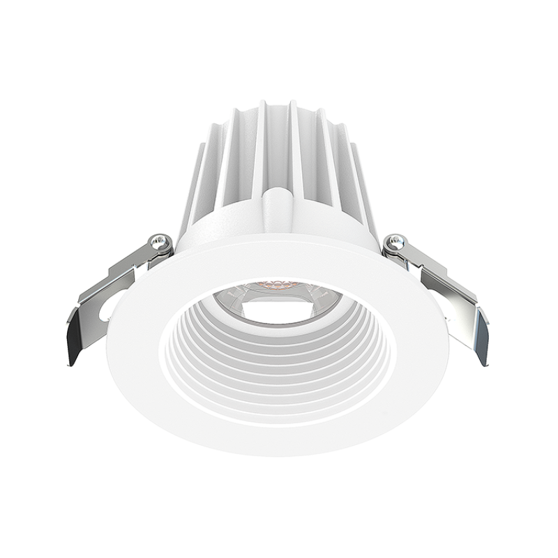 Lotus JXL-COB02-R09W 2" 9W LED Round Economy Recessed Downlight, 5CCT Selectable - Smooth White/White