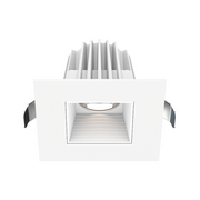 Lotus JXL-COB02-S09W 2" 9W LED Square Economy Recessed Downlight, 5CCT Selectable - Baffle White/Black