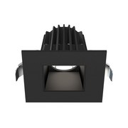 Lotus JXL-COB02-S09W 2" 9W LED Square Economy Recessed Downlight, 5CCT Selectable - Smooth Black/Black