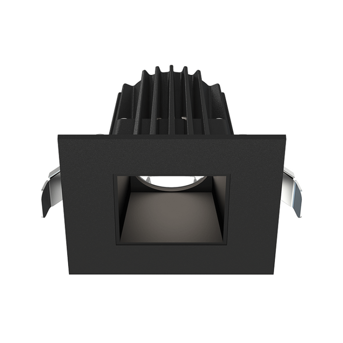 Lotus JXL-COB02-S09W 2" 9W LED Square Economy Recessed Downlight, 5CCT Selectable - Smooth Black/Black