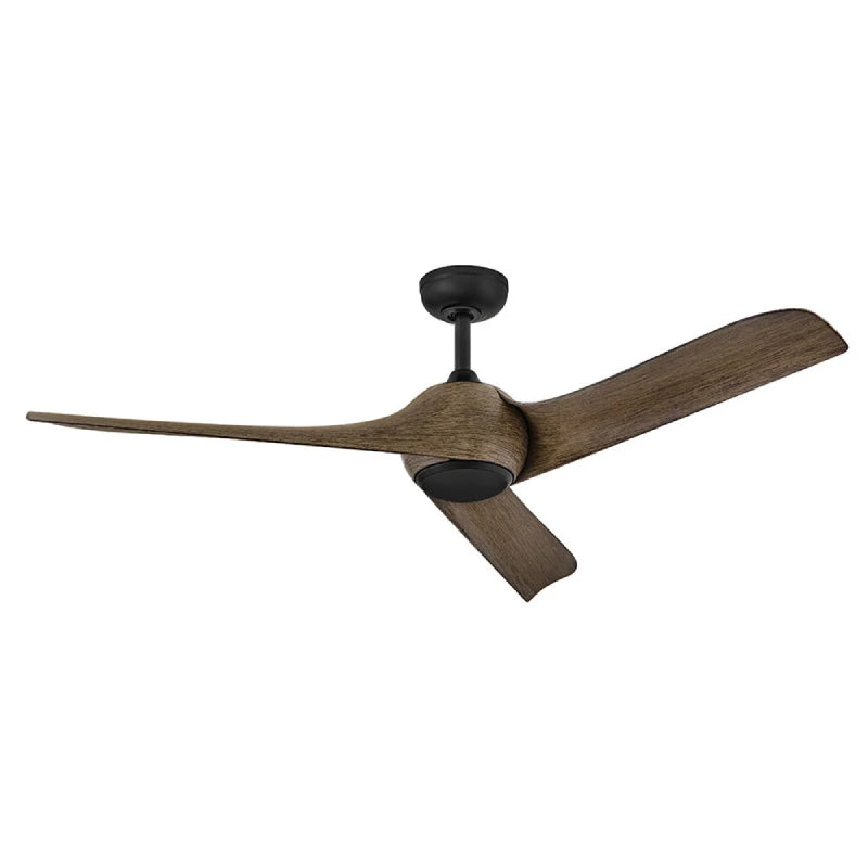 Hinkley 907256 Tiburon 56" Smart Ceiling Fan with LED Light Kit - Matte Black/Driftwood