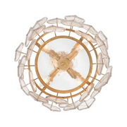 Fredrick Ramond FR32603 Amira 4-lt 19" LED Convertible Semi Flush