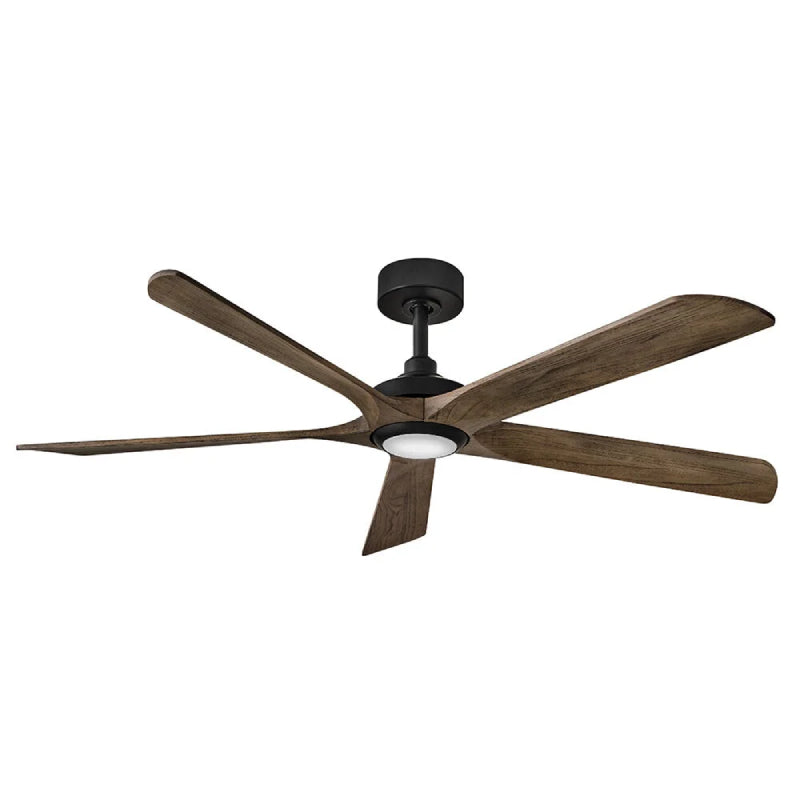 Hinkley 907358 Layton 58" Smart Ceiling Fan with LED Light Kit - Matte Black/Driftwood