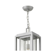 Hinkley 1006 Republic 1-lt 9" LED Hanging Lantern - Satin Nickel