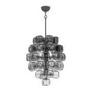 Fredrick Ramond FR46856 Perriand 40-lt 24" LED Chandelier - Brushed Graphite
