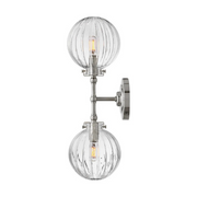 Hinkley 57412 Helene 2-lt 20" Tall LED Wall Sconce - Polished Nickel