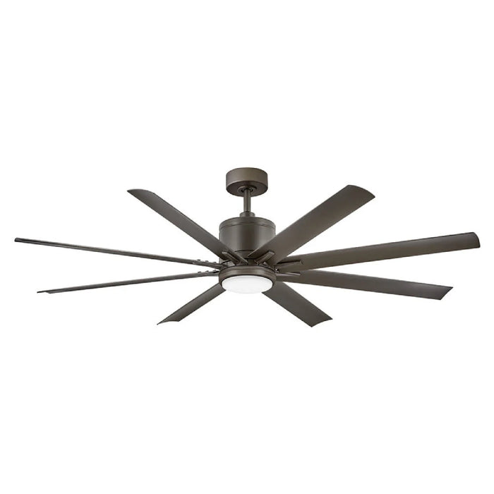 Hinkley 907166 Vantage 66" Indoor/Outdoor Smart Ceiling Fan with LED Light Kit - Metallic Matte Bronze