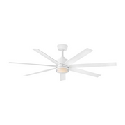 Hinkley 910656 Current 56" Smart Ceiling Fan with LED Light Kit - Matte White