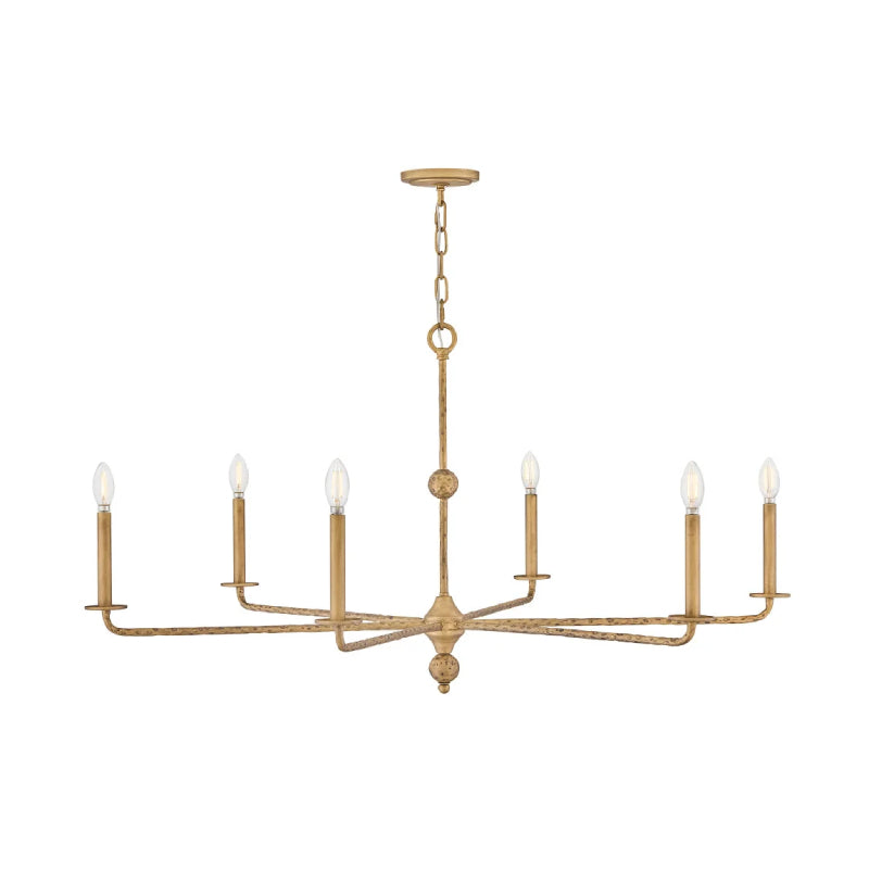 Hinkley 48628 Ansel 6-lt 46" LED Chandelier