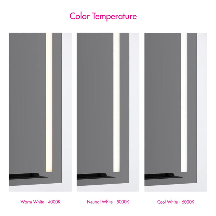 Oxygen 3-0304 Skylight 48 x 48 LED Mirror, CCT Selectable