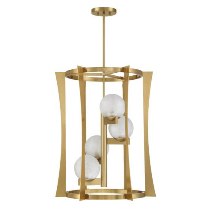 Savoy House 3-1018-4 Darien 4-lt 23" Pendant - Warm Brass