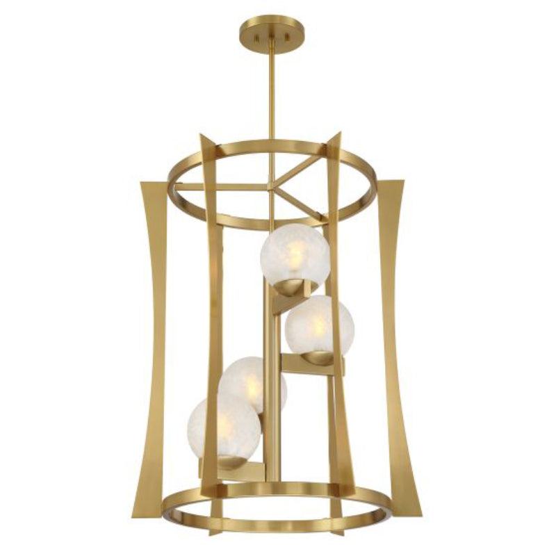 Savoy House 3-1018-4 Darien 4-lt 23" Pendant - Warm Brass