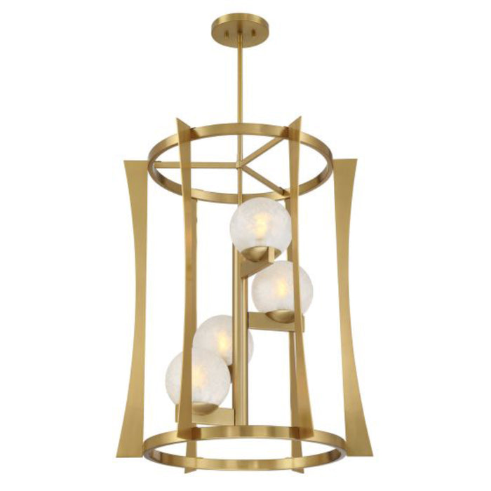 Savoy House 3-1018-4 Darien 4-lt 23" Pendant - Warm Brass
