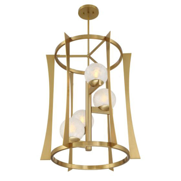 Savoy House 3-1018-4 Darien 4-lt 23" Pendant - Warm Brass