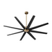Oxygen 3-108 Fleet 72" Ceiling Fan - Aged Brass