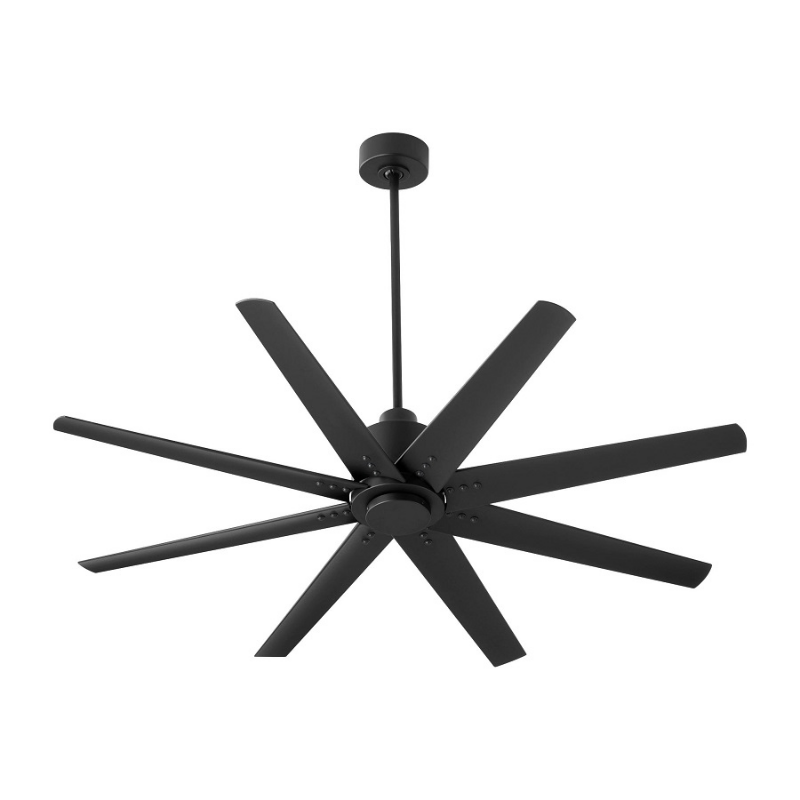 Oxygen 3-112 Fleet 56" Ceiling Fan - Black/Black