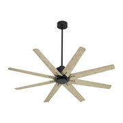 Oxygen 3-112 Fleet 56" Ceiling Fan - Black/Weathered Gray