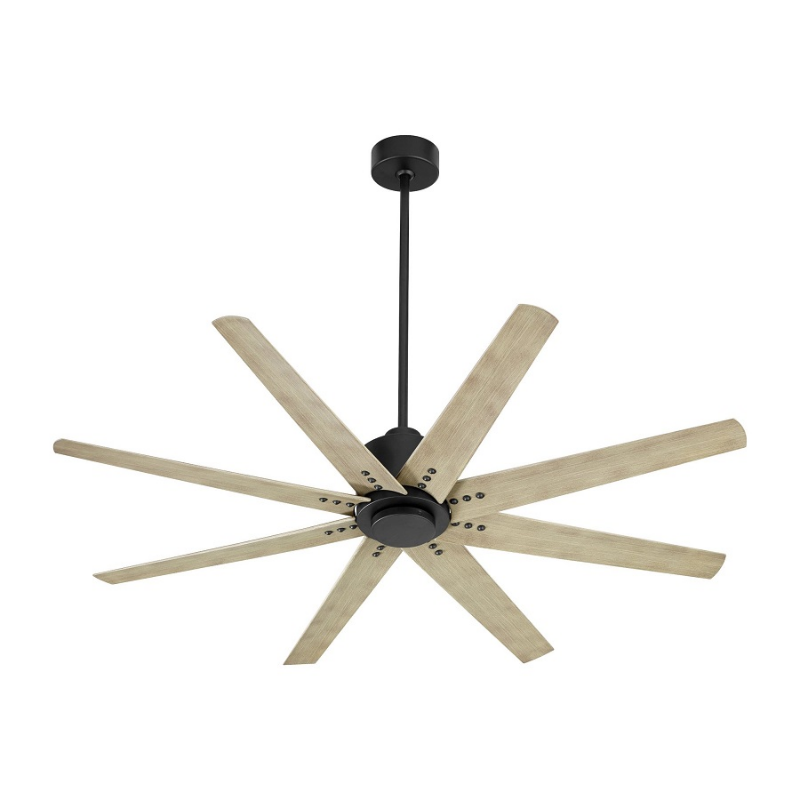 Oxygen 3-112 Fleet 56" Ceiling Fan - Black/Weathered Gray