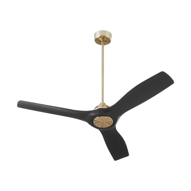 Oxygen 3-118 Avalon 52" Ceiling Fan - Aged Brass/Black