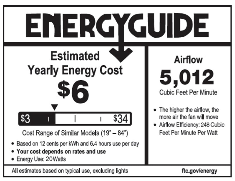 Oxygen 3-120 Mecca 64" Ceiling Fan