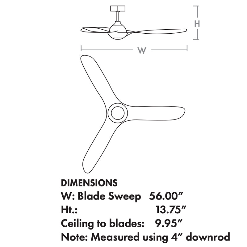 Oxygen 3-122 Province 56" Ceiling Fan