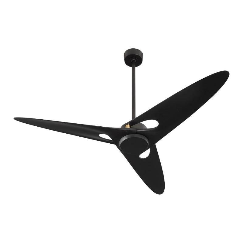 Oxygen 3-132 Apogee 60" Ceiling Fan with LED Light Kit - Black