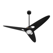 Oxygen 3-132 Apogee 60" Ceiling Fan with LED Light Kit - Black
