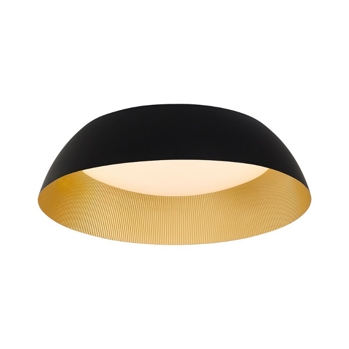 Oxygen 3-216 Lucci 1-lt 25" LED Ceiling Mount, CCT Selectable - Black